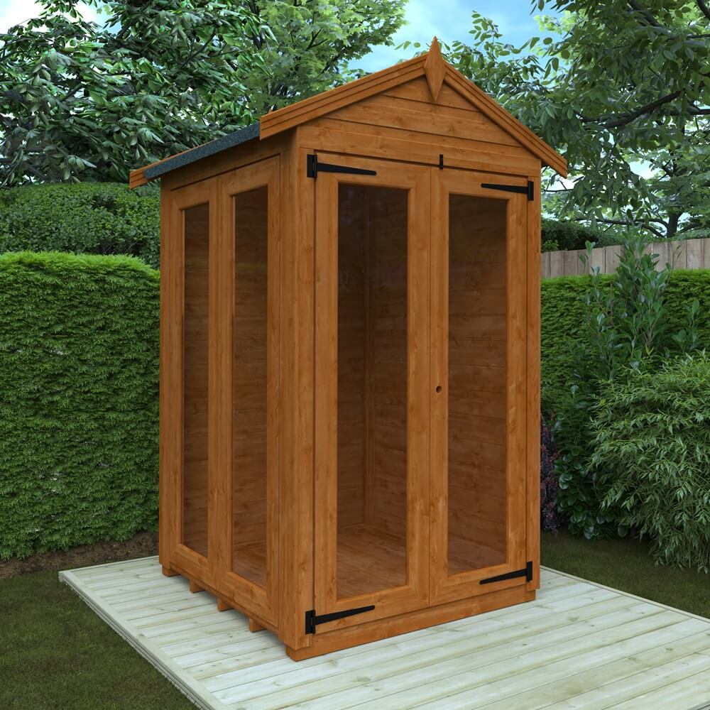 4ft x 4ft Apex Full Pane Summerhouse